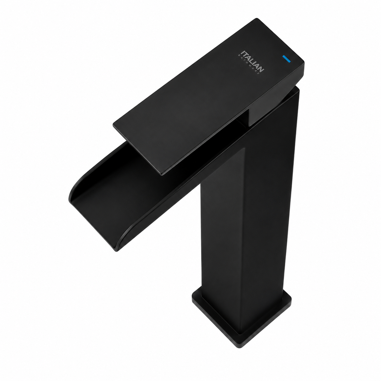 Basin Mixer Matt Black Simple Bathroom Faucet 1 Hole