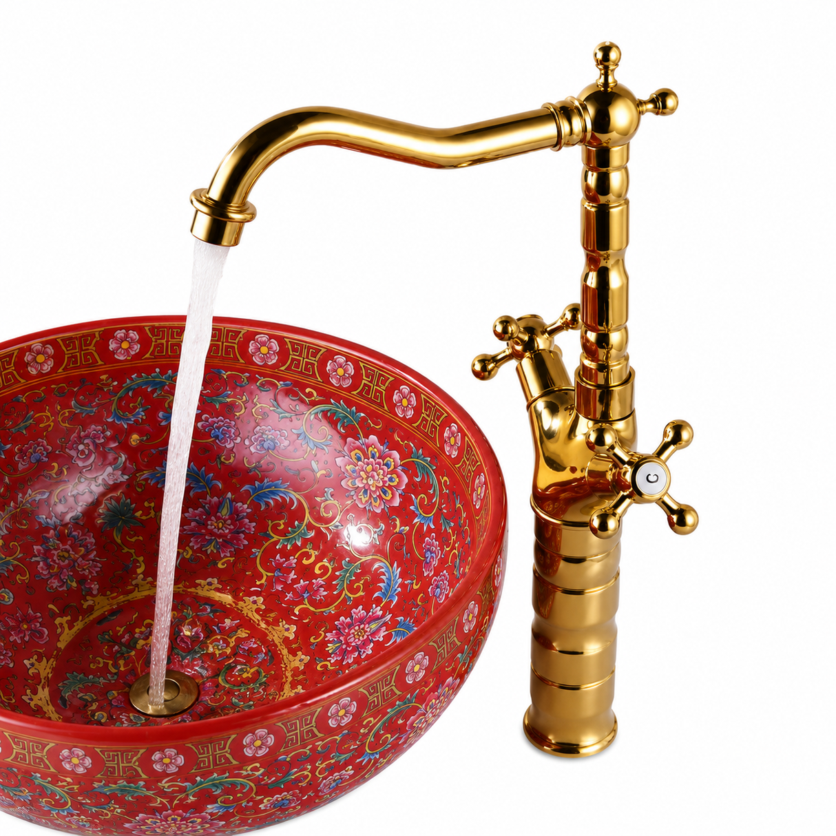 Norva High-leg Basin Mixer(Luxury Gold)