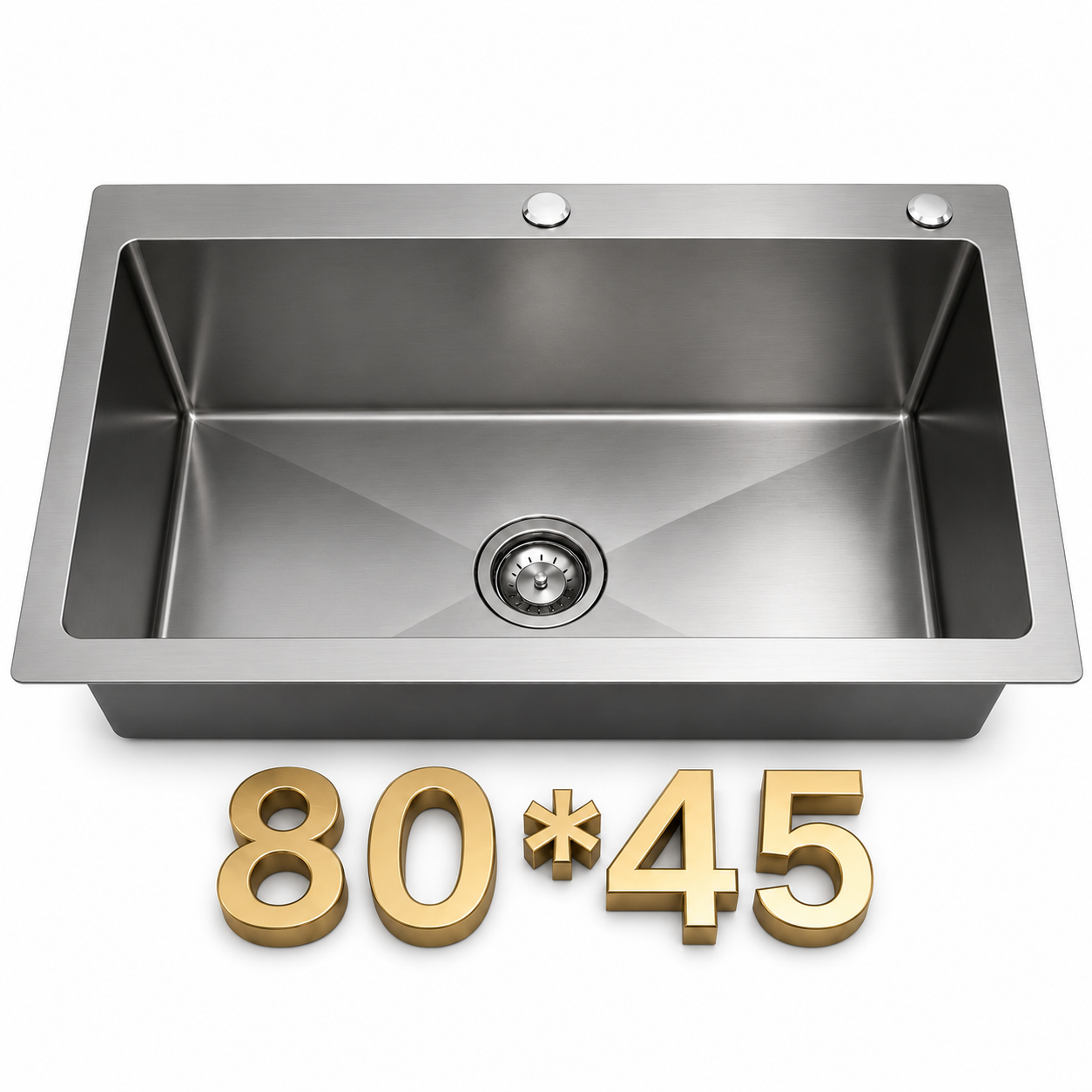 Black Kitchen Sink 80*45cm