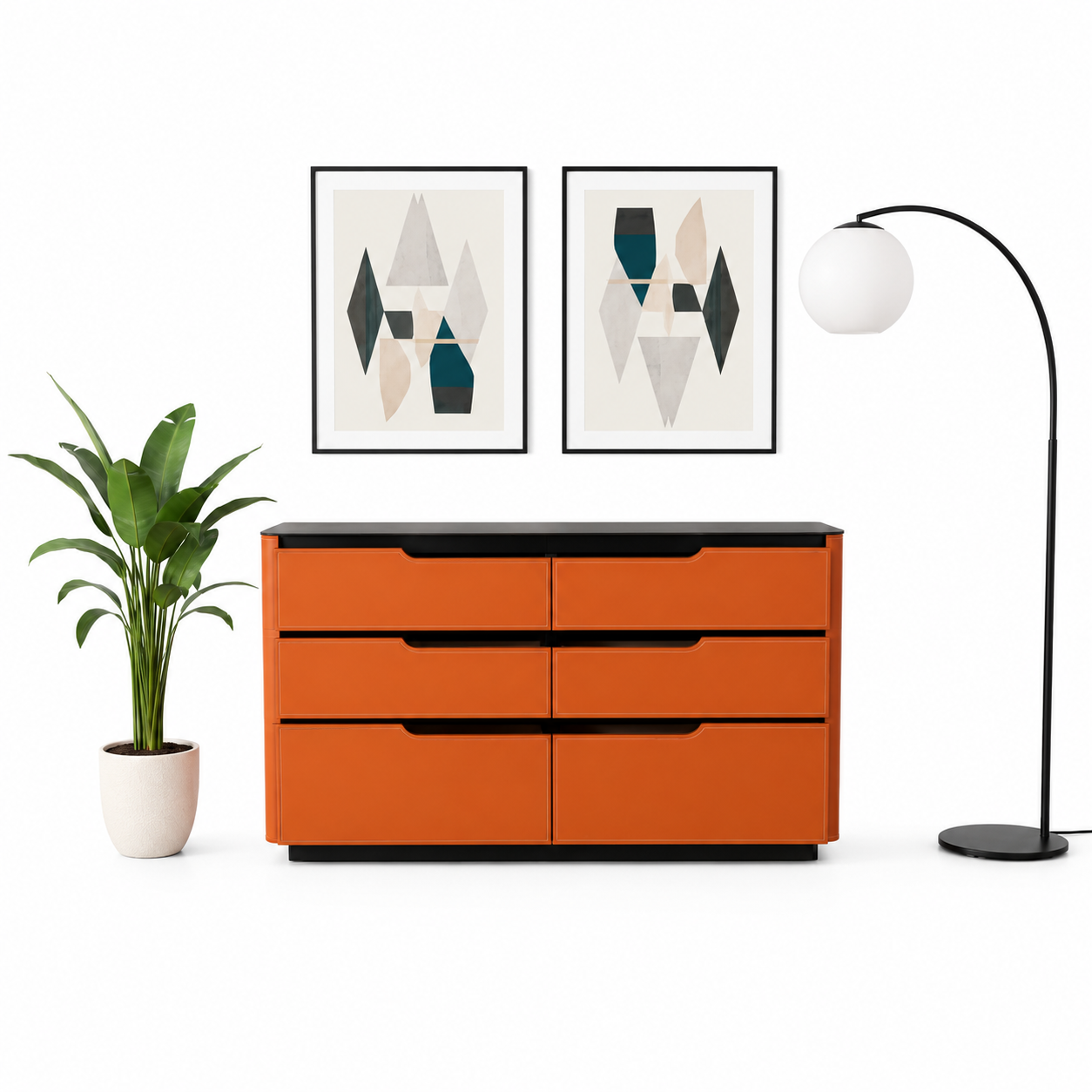 Console Cabinet 2002 Orange