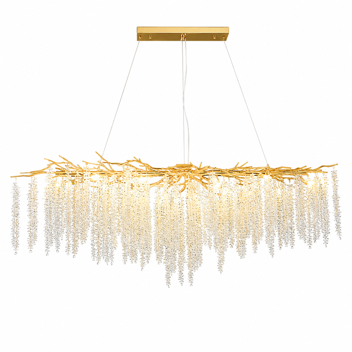 Chandelier - E14*10 (3000K) Gold  OMG0824 L120