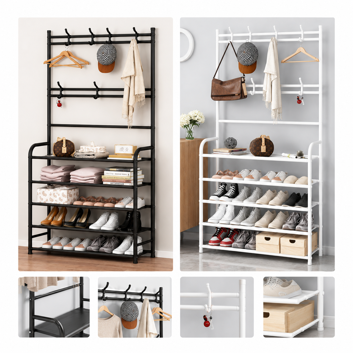 ID-SR7 SHOES RACK 60CM 5 LAYERS MIX