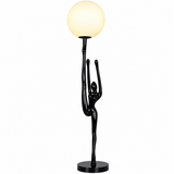 Floor lamp-YL1009-300*H1500-Resin-Black