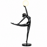 Floor lamp-YF062-S-640*H1600-Fiberglass-Black