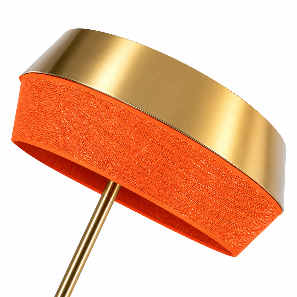 Floor lamp-SM2289F-A-D555×H1700-Golden-Aluminum+Rattan