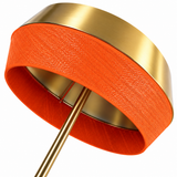 Floor lamp-SM2289F-A-D555×H1700-Golden-Aluminum+Rattan