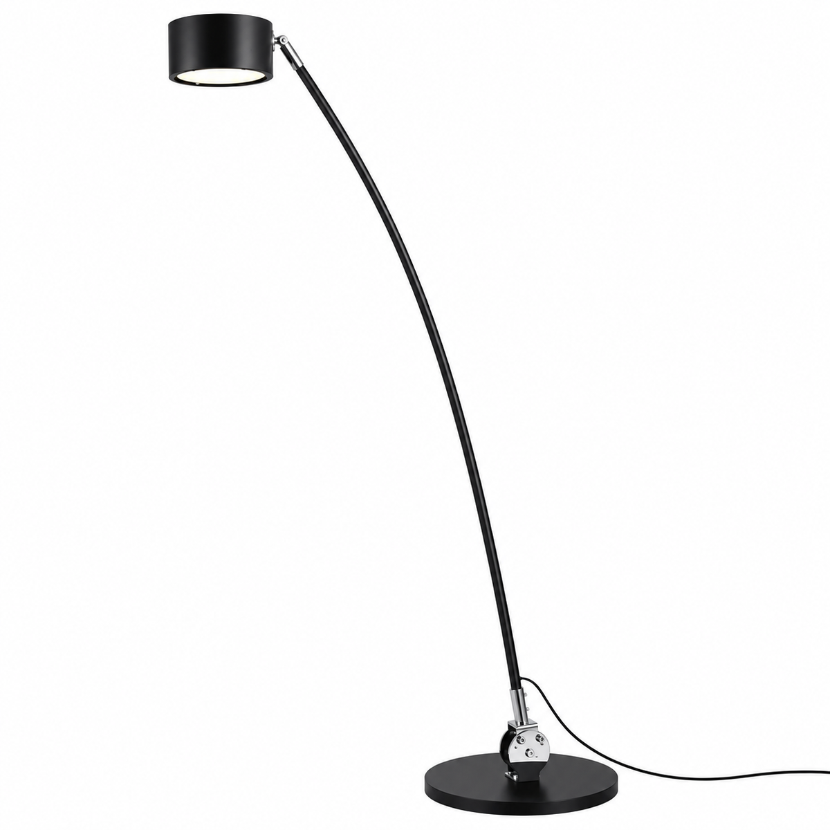 Floor lamp-2387F2-D 400×W1400×H3650-Black-Metal+Acrylic