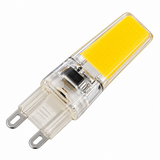 مصباح LED COB-2508 - 220 فولت - قاعدة G9 - 5 واط - 300 لومن - قاعدة G9 - قطر 15 مم × ارتفاع 55 مم - سيليكون - درجة حرارة اللون 3000 كلفن - 6000 كلفن
