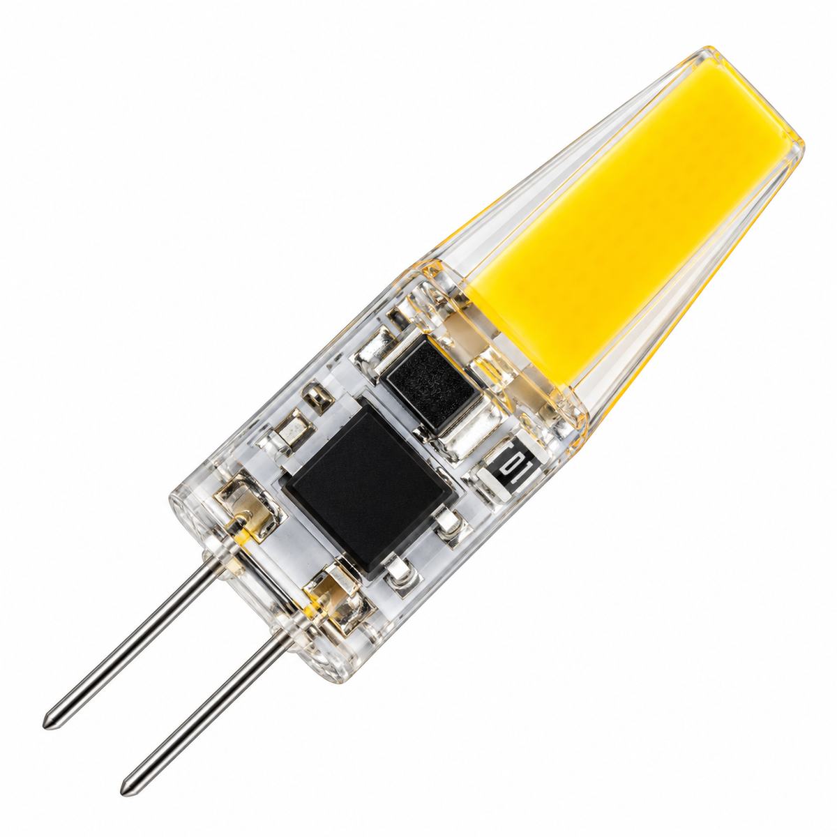 لمبة LED COB-1505 - 220 فولت - قاعدة G4 - 2 واط - 130 لومن - قاعدة G4 - قطر 10 مم × ارتفاع 32 مم - سيليكون - درجة حرارة اللون 3000 كلفن - 6000 كلفن