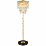 Floor Lights - 8008 - D300*H1550 - K9 Crystal - Gold (Electroplated iron) LED tricolor
