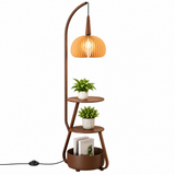 Floor Lamp - ML9015 D350*H1600 - Metal+Oak Wood