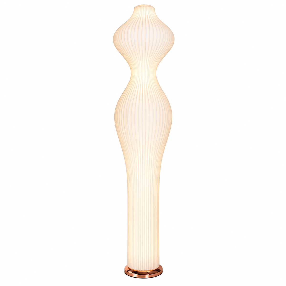 Floor Lamp - 3D Beauty D400*H1550mm - Rose Gold Base - Metal+Plastic