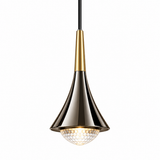 Pendant Lamp - 8939P Black + Gold D83 LED 8W