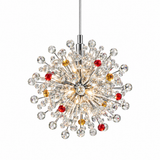Pendant Light - 61694 - D600 Mixed Colors K9 Crystal - Gold