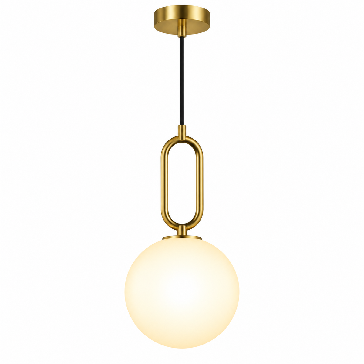 Gold 3-Tone Pendant Light