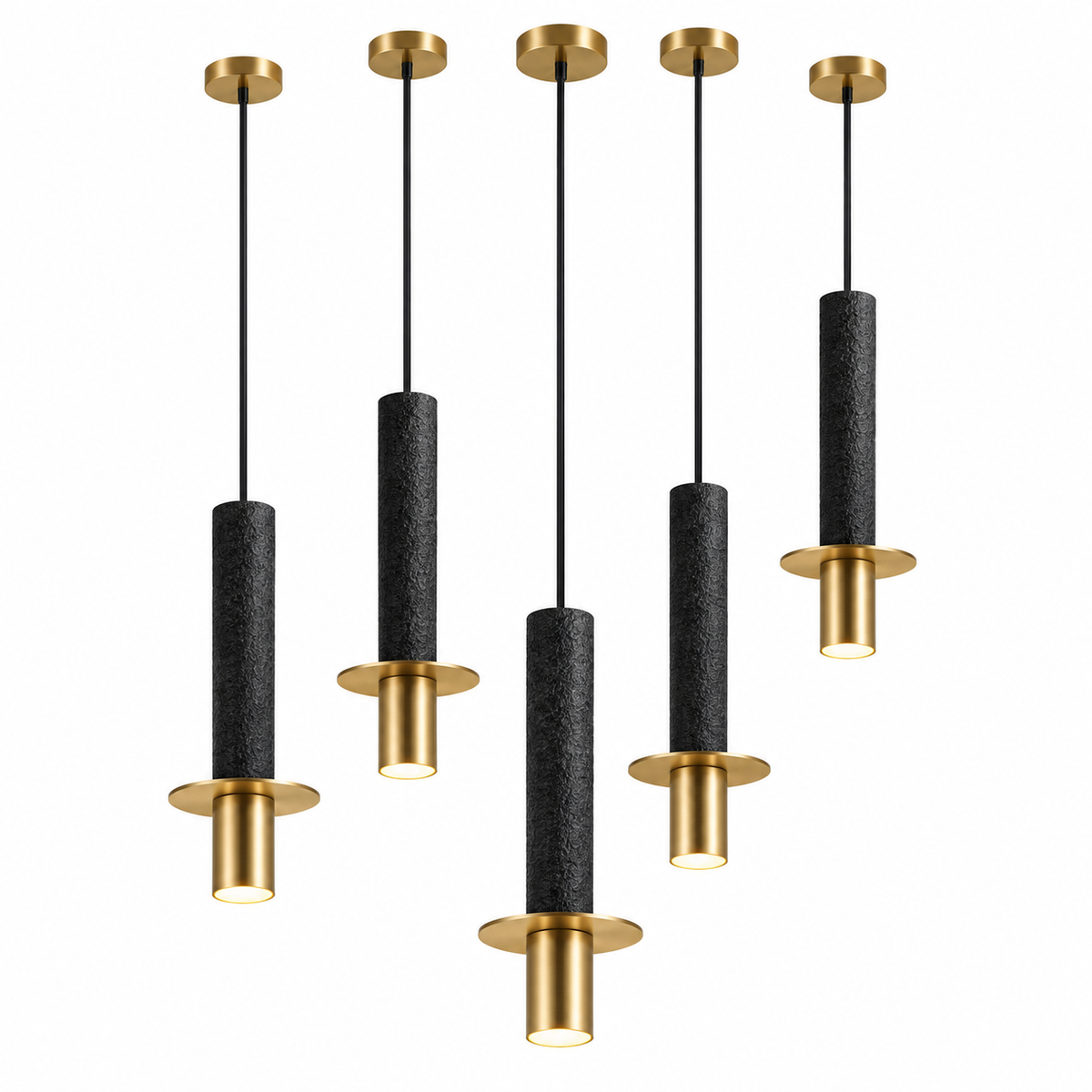 Pendant Lamp - 8115P/B D120-GU10*1 Black