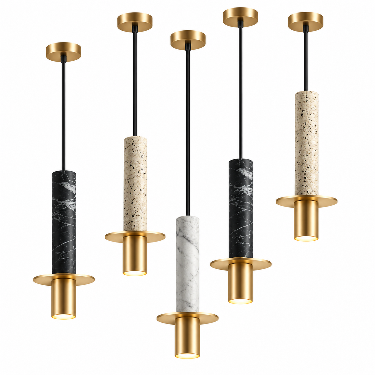Pendant Lamp - 8115P/B D120-GU10*1 Black