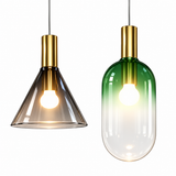 Pendant Lamp/10093P/B Amber - D250*H500mm