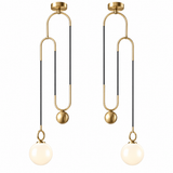 MLA1881B Hanging Light - Black D350*H1200mm