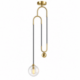 MLA1881B Hanging Light - Black D350*H1200mm