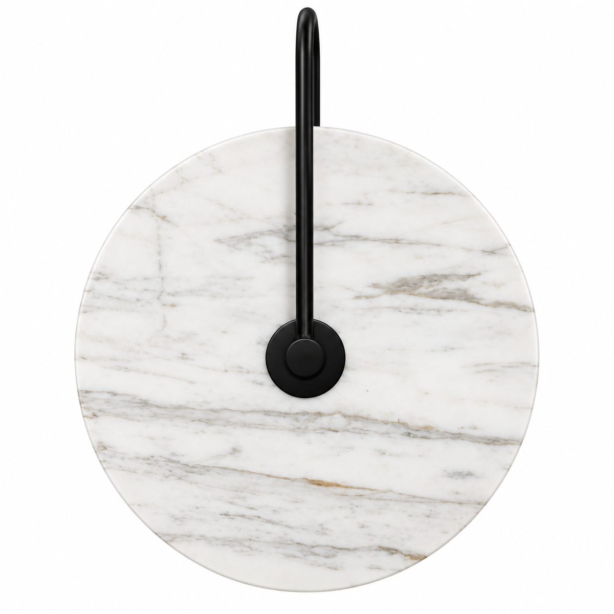 Wall Light 9798C-1W - Matt Black (Metal + Marble)