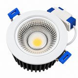 لوحة زجاجية LED بقدرة 12 واط، 4000 كلفن، 165-265 فولت (COB دائري)