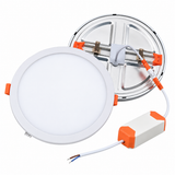 لوحة إضاءة LED قابلة للتعديل AJL2320-RC (18 واط، قطر 230 مم * ارتفاع 20 مم، حجم القطع من 5 سم إلى 20 سم)