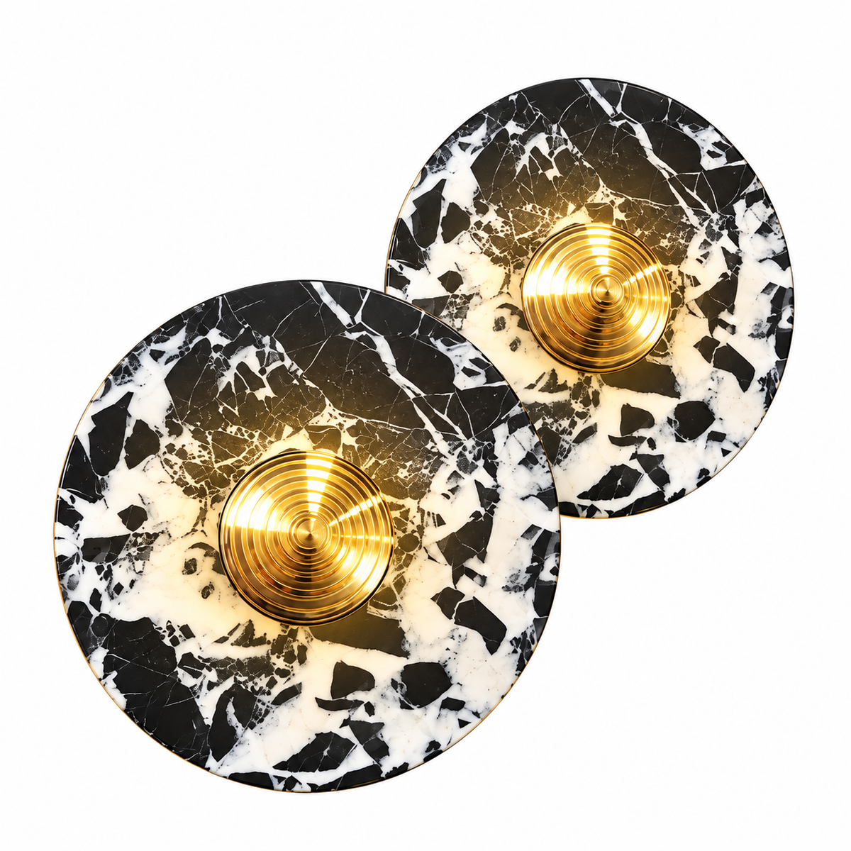 10997-1W Wall Light – Copper & Marble
