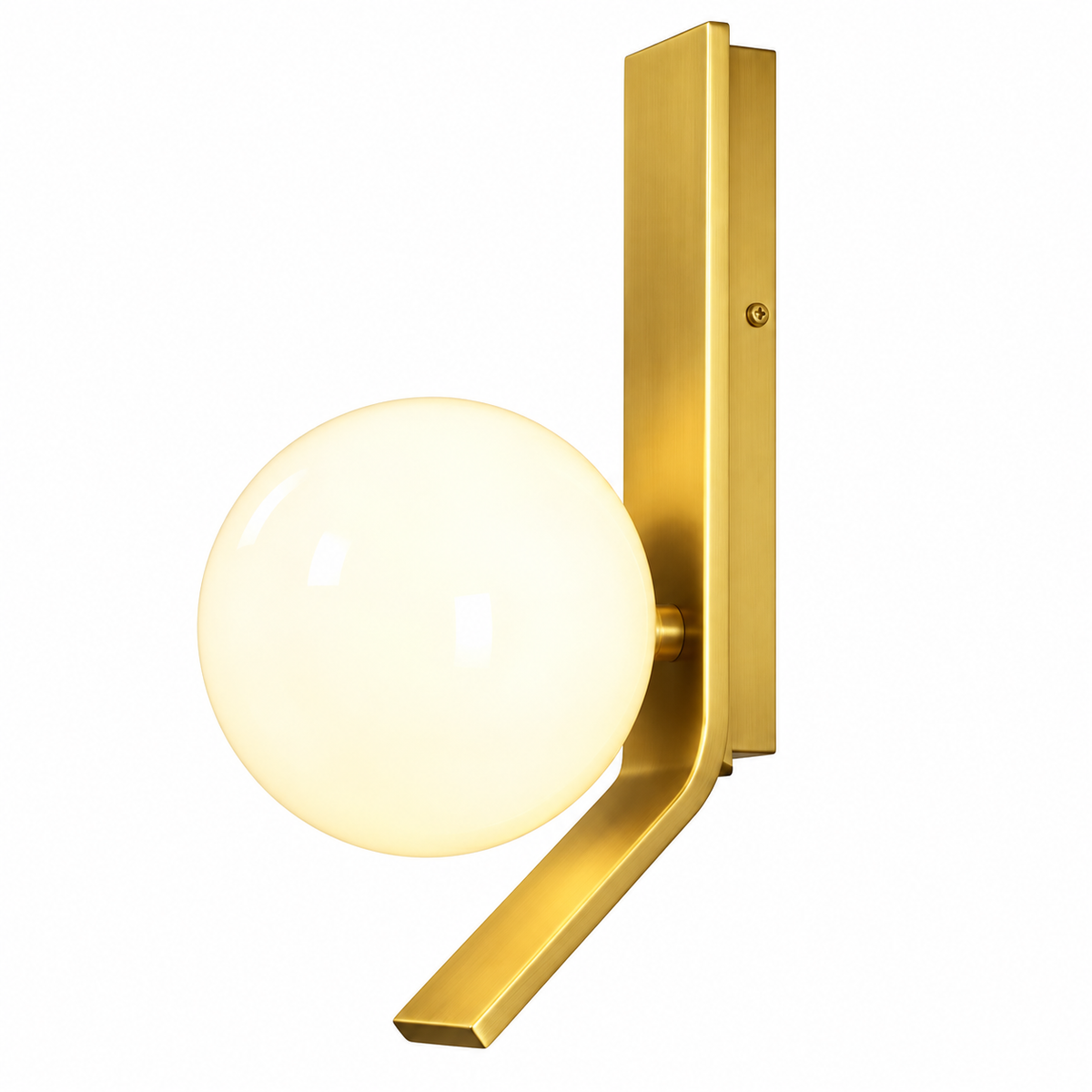 10991C-1W Wall Light – Copper & Alabaster
