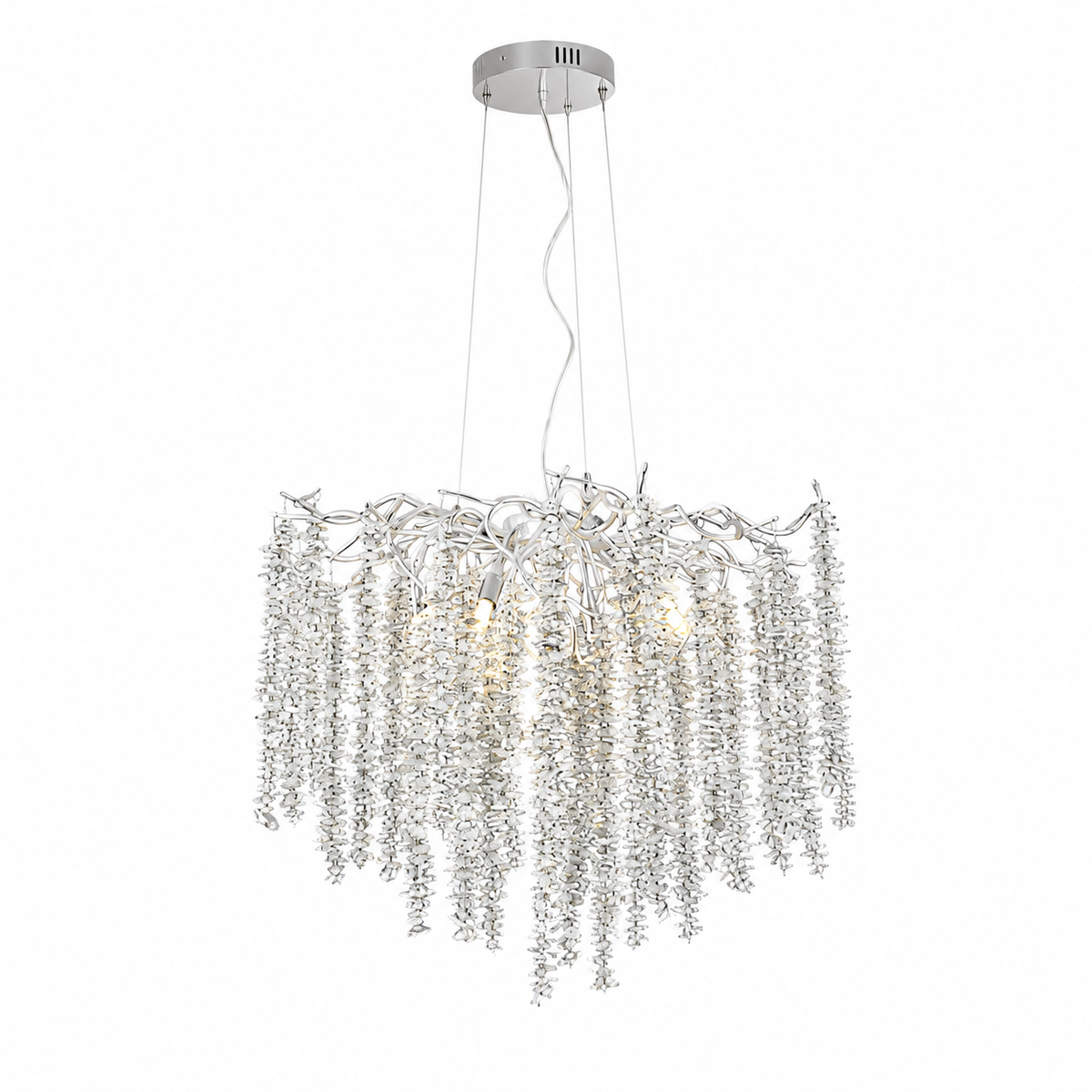 Pendant Light 8086-800 Aluminum+Crystal CH