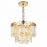 مصباح معلق - 7089 - قطر 800 مم × ارتفاع 350 مم - كريستال K9 - ذهبي 