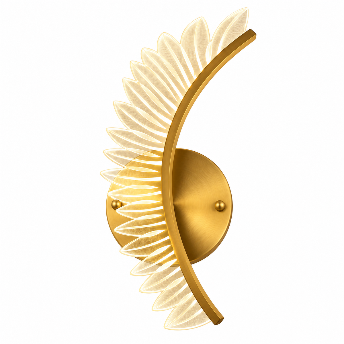 Wall Lamp - 2018W/1 Brass D150*H400mm LED
