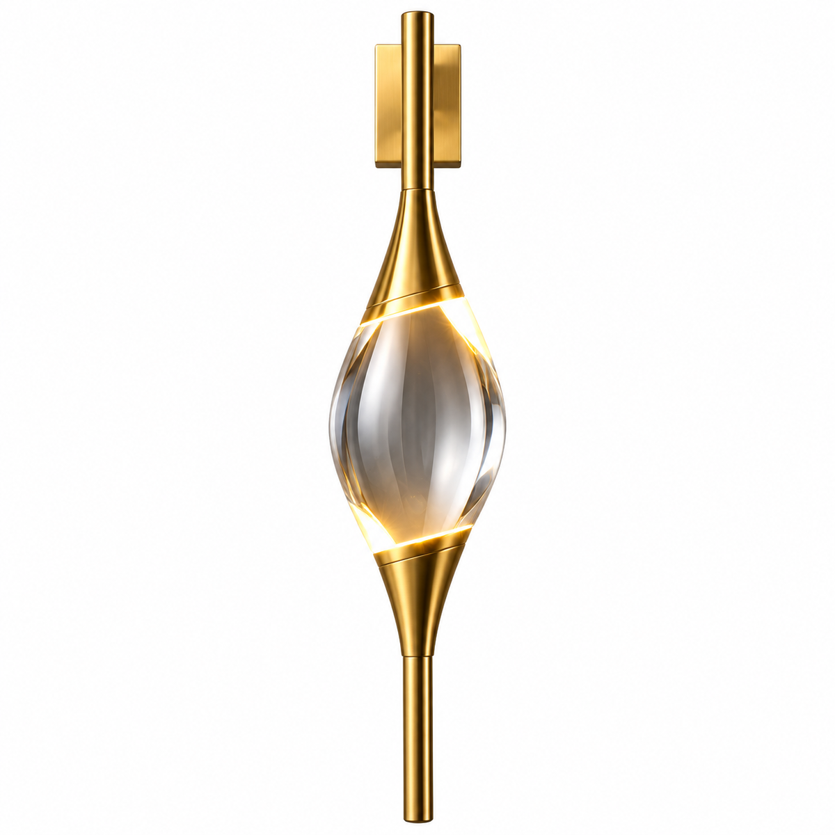 Wall Lamp - 2017W Brass W100*H600mm LED