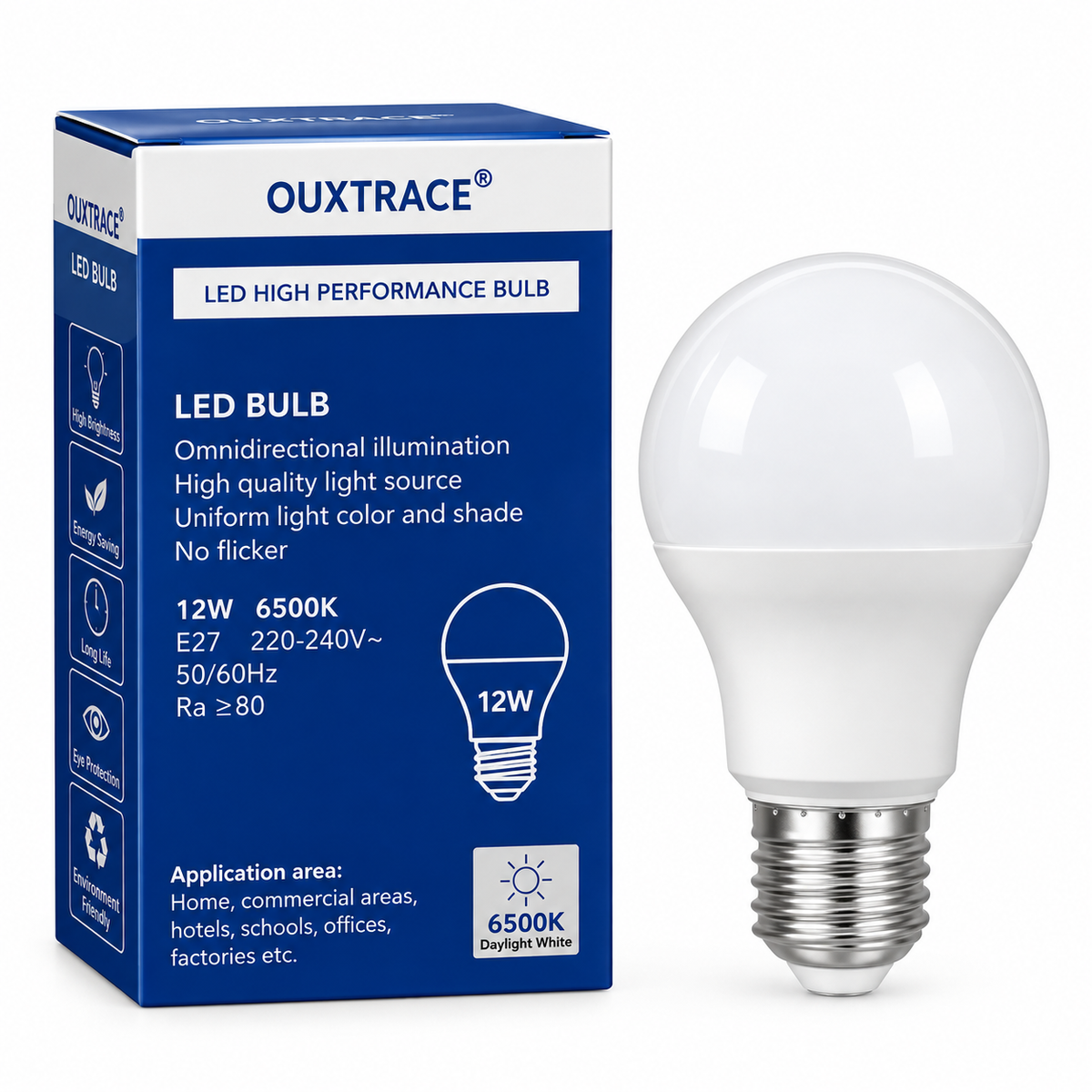Bulb E27 9W White 6500k