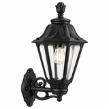 Medium Black Outdoor Wall Light