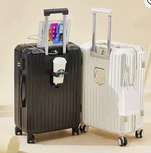 Cupholder Suitcase DPRGS1003 ABS 20- Black