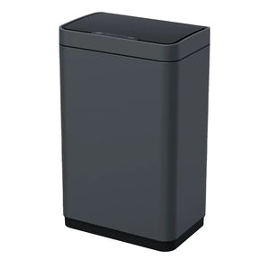 Sensor Dustbin With Soft Closing Dark Grey BuyonBudget