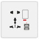 DB128 - 5 Pin Switch MF Socket  with Neon+2USB