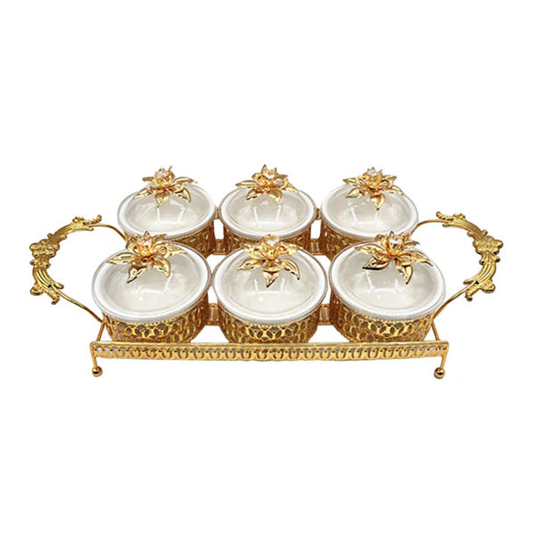 Jiangmen 59x28x16 Cm 6 Bowls Serving Set