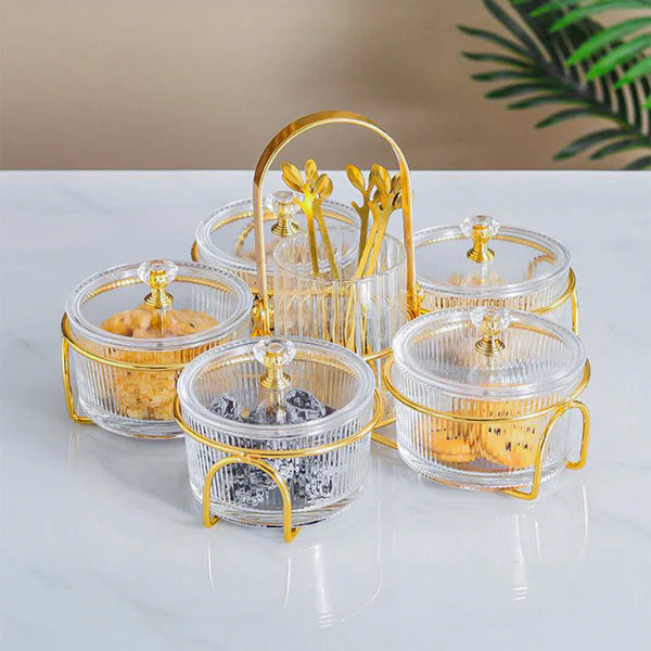 Jiangmen 25x16 Cm 5 Bowls Serving Set