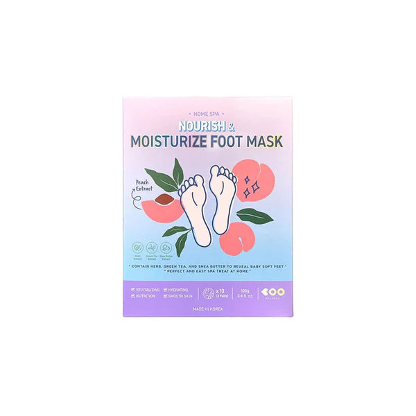 Dearboo Home Spa Nourish & Moisturize Foot Mask