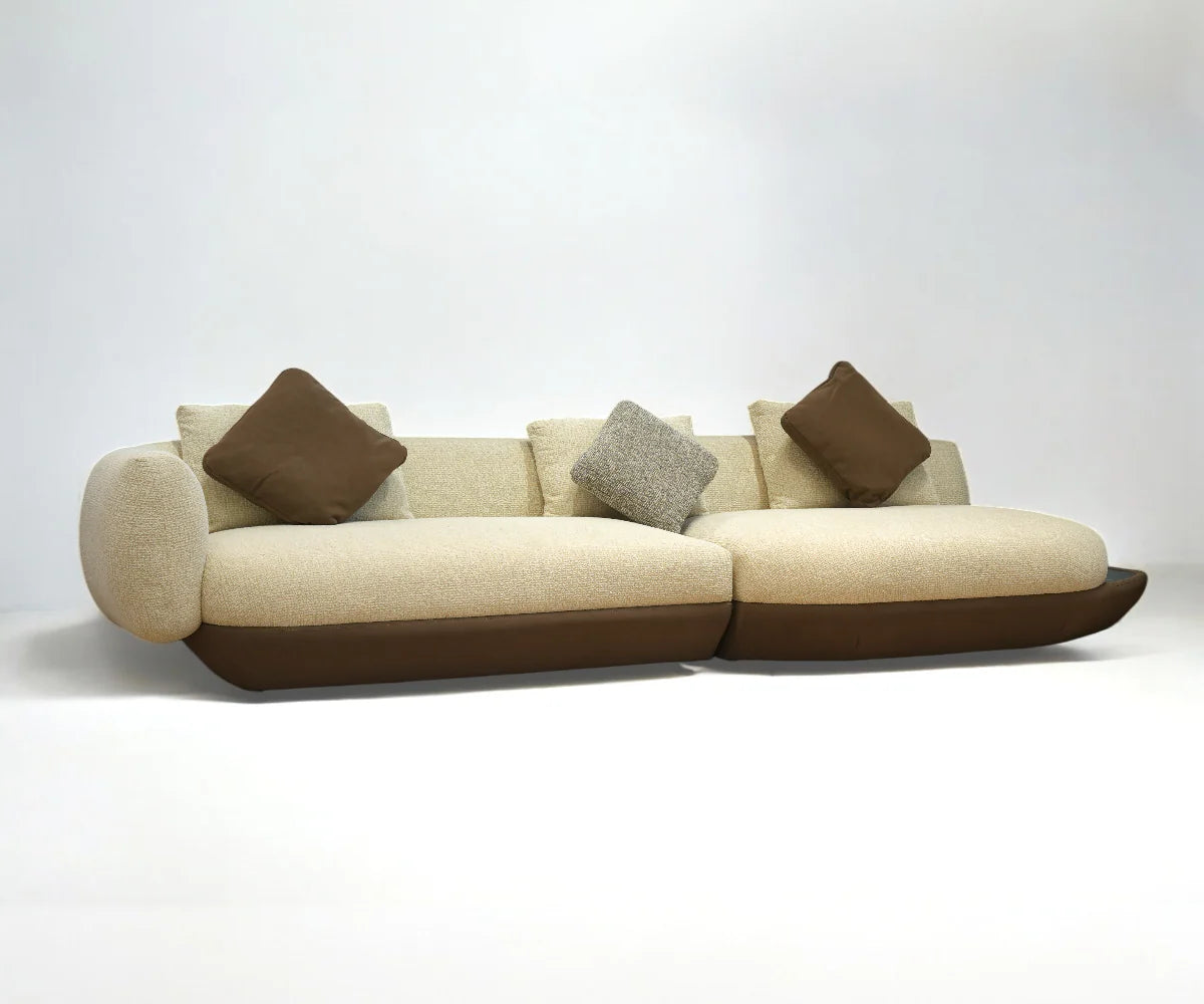 Elenor Sofa Set Relax + 4 Seater (4Pkt) (Offwhite)