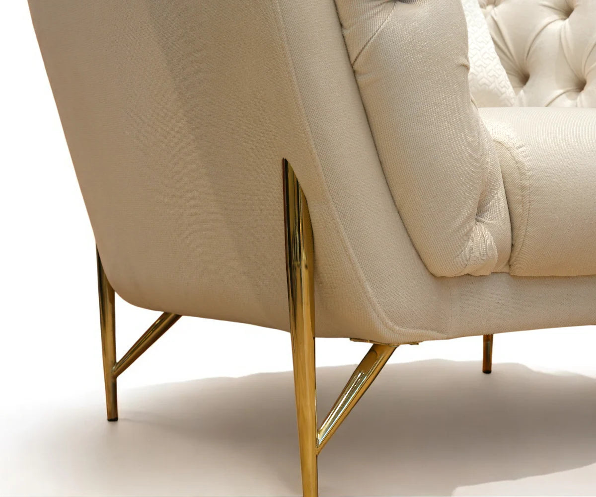 Nancy Sofa Set 3+3+1+1 – Elegant 8-Seater