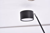 Floor lamp-2387F1-D 400×W1000×H2600-Black-Metal+Acrylic