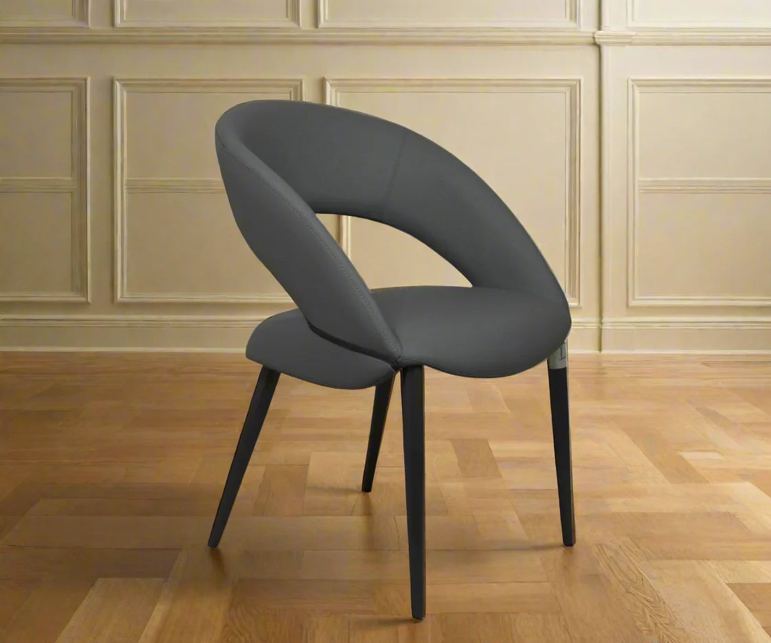 كرسي طعام (رمادي)