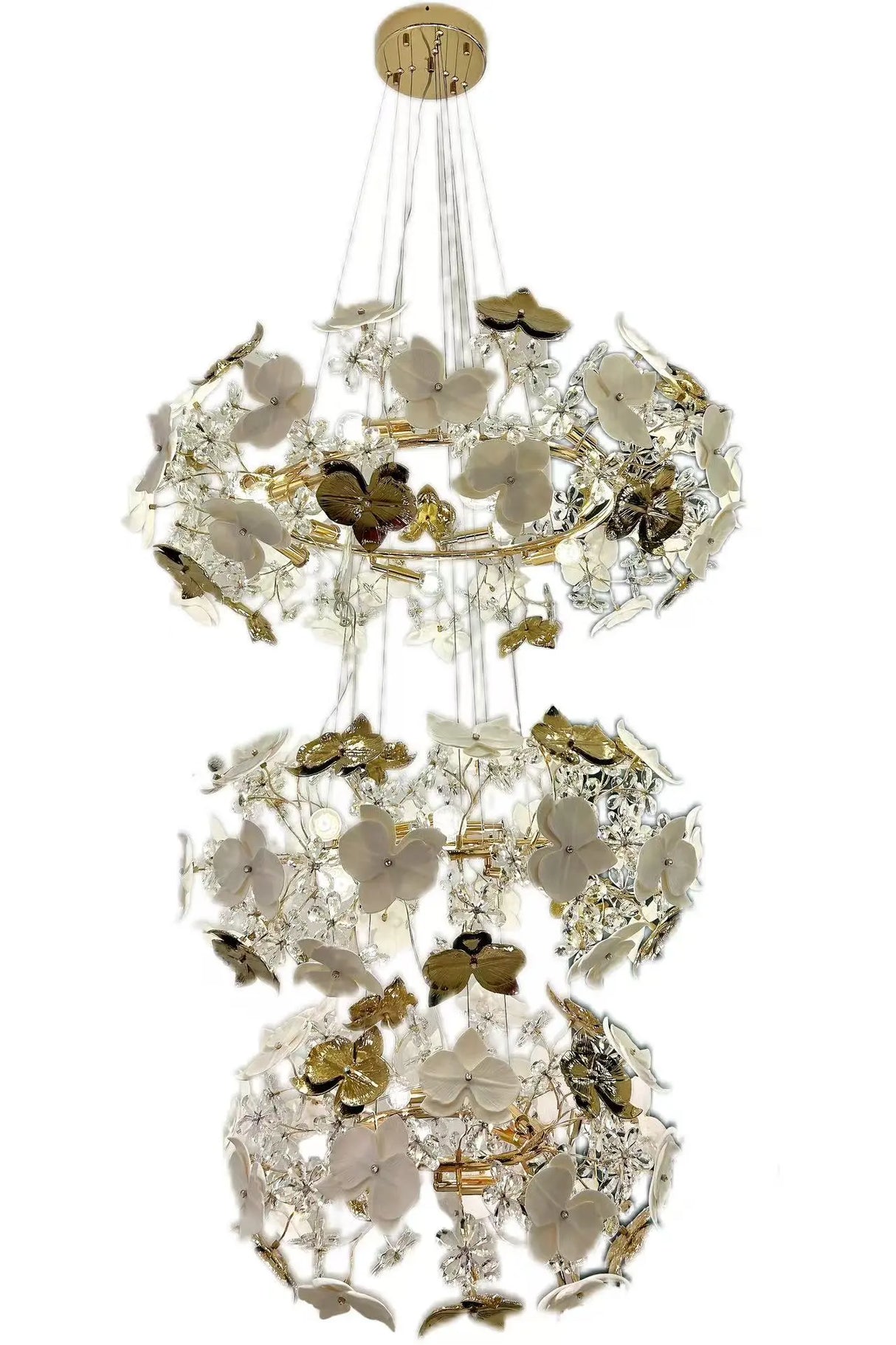 Drop Light - 6857 (6+8+12) L1000*H2500 French Gold