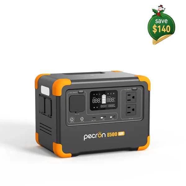 محطة طاقة محمولة PECRON E500LFP بقدرة 600 واط و576 واط/ساعة