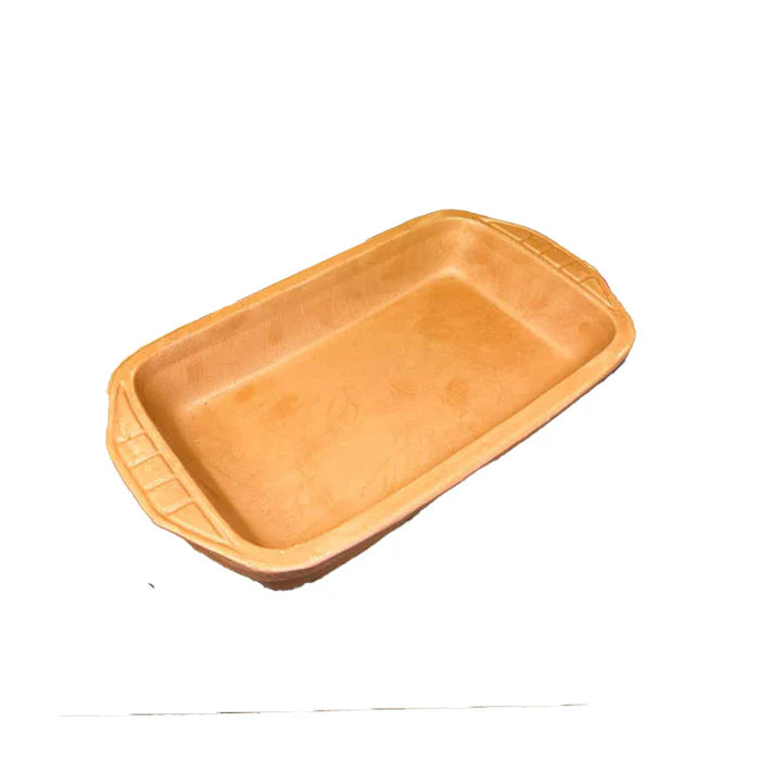 Elizi Clay Rectangular Oven Trays – 2 Pieces, Glazed