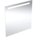 مرآة Geberit Option Basic المربعة المضيئة، بإضاءة علوية: 70×70 سم، مصنوعة من الألومنيوم المؤكسد