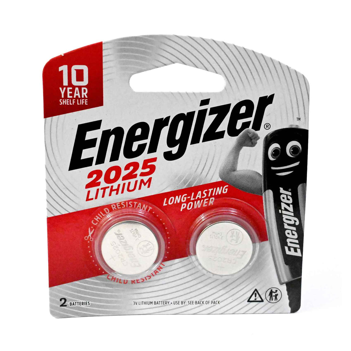 Energizer 2025 Lithium Coin Battery Pack of 2 Pieces Qatar